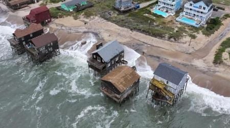 Outer Banks homes on brink of collapse as erosion, king tides worsen