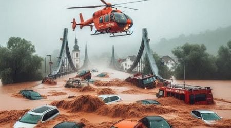 OSTRAVA Povodne 2024 || Czech Republic hits by worst Flash Floods after heavy rain storm