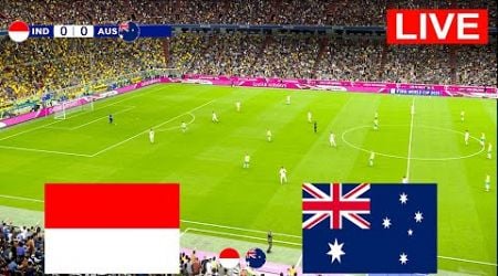 INDONESIA VS AUSTRALIA Live Streaming I Kualifiaksi Piala Dunia 2026 Siaran Langsung | simulasi PES