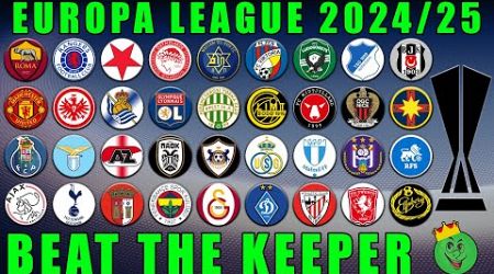 Europa League 2024/25 - Beat The Keeper Marble Race / Marble Race King