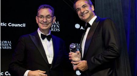 Global Citizen 2024: Mitsotakis gets award