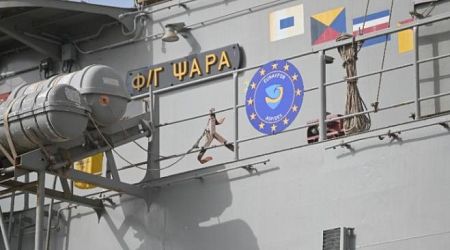 Hellenic Navy frigate 'Psarra' returns to Greece after mission in the Red Sea