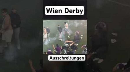 Ausschreitungen Wien Derby: SK Rapid Wien vs. FK Austria Wien Derby clashes Ultras Polizei