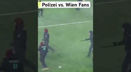 Wien Derby Polizei: Ausschreitungen SK Rapid Wien vs. FK Austria Wien Derby clashes Ultras Polizei