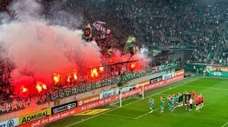 The Vienna Derby 2024. The one where it got out of control at the end. Rapid V Austria Wien