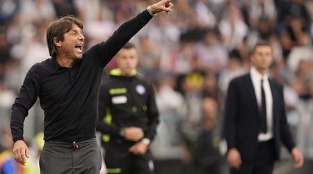 Conte's return to Juventus starts with boos and ends 0-0