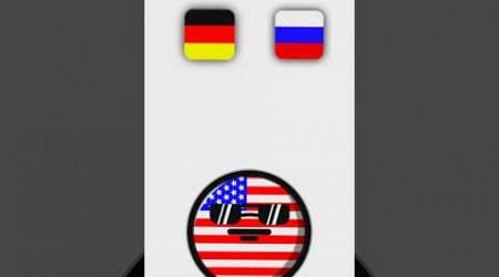 Team Germany vs Team Russia #countryballs