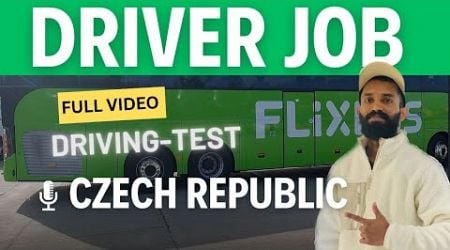 bus driver job test in Czech Republic full details