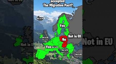 Has your country accepted The Migration Pact? #europe #poland #slovakia #hungary #geography #mapping