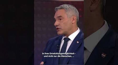 TV-Duell gegen Werner Kogler | Bundeskanzlef Karl Nehammer | 21.09.2024