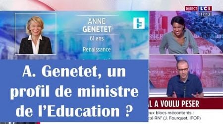 Anne Genetet, profil d&#39;une ministre de l&#39;Education nationale ? LCI, 21 / 09 / 2024