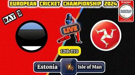 Estonia vs Isle of Man LIVE | European Cricket League LIVE | EST vs IM Live Score &amp; Commentary