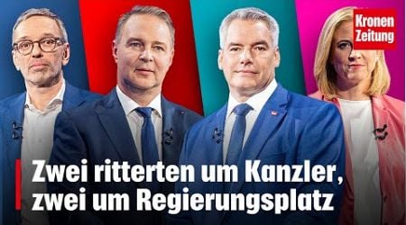 Zwei ritterten um Kanzler, zwei um Regierungsplatz | krone.tv NEWS