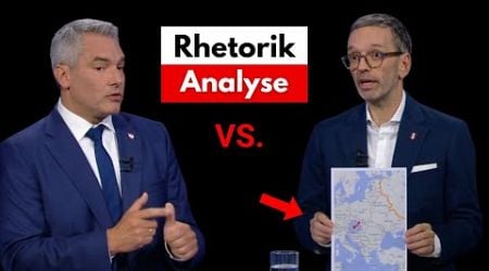 Kickl und Nehammer im direkten Rhetorik-Vergleich: Wer hat die Nase vorn?