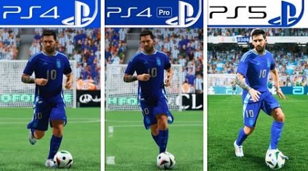 EA SPORTS FC 25 | PS4 - PS4 Pro - PS5 | Graphics Comparison | Analista De Bits