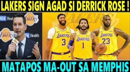 JUST IN: Lakers SIGN Agad si DERRICK ROSE matapos MA-OUT sa MEMPHIS GRIZZLIES