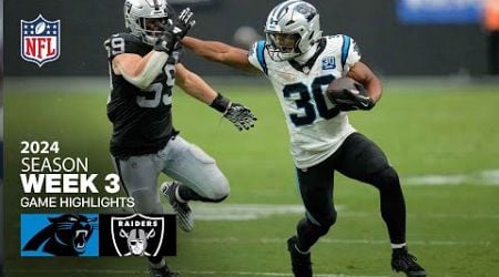 Carolina Panthers vs. Las Vegas Raiders Game Highlights | NFL 2024 Season Week 3