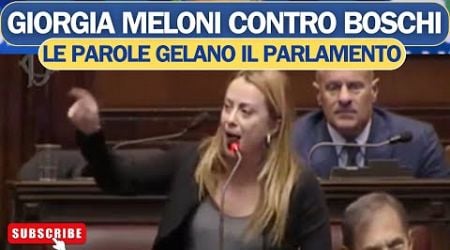 GIORGIA MELONI ESPLODE IN PARLAMENTO CONTRO MARIA ELENA BOSCHI: LE SUE PAROLE SONO SCONVOLGENTI!