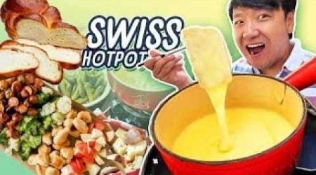 Traditional Swiss Fondue vs. UNLIMITED Chinese Fondue in Switzerland | Foods to Eat Before You Die!