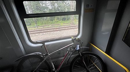 Bicycle racks on new trains won't be ready for months