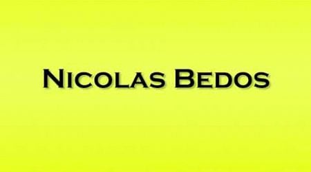 Pronunciation of Nicolas Bedos