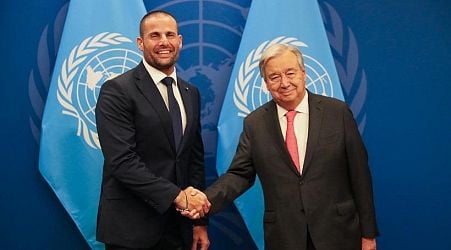 Malta renews stance on two-state solution in Middle East in meeting with UN's Guterres