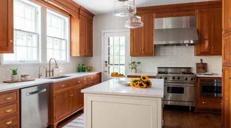 6 New Kitchens With Rich Wood Cabinets