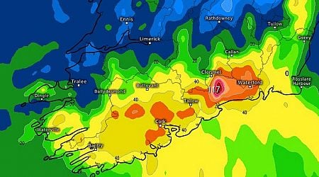 24-hour Status Yellow weather warning issued for three counties as flooding possible