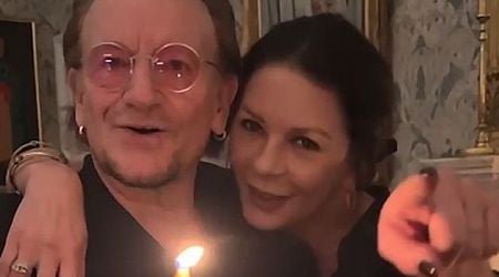 Bono serenades Michael Douglas and Catherine Zeta-Jones on shared birthday in Dublin 