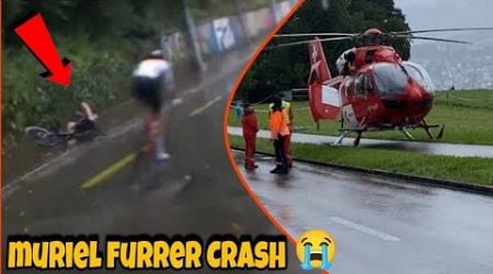 Dutch Cyclist Muriel Furrer Crash Video | AIRLIFTED After CRITICAL HEAD INJURY - Stay Strong