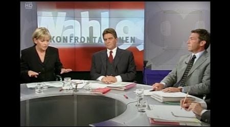 ORF-Elefantenrunde vor der Nationalratswahl 1999