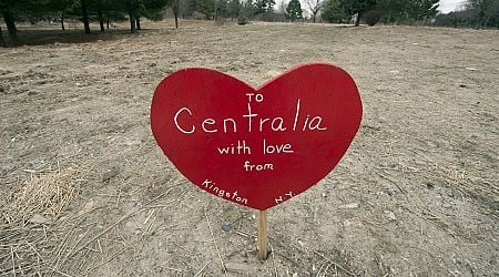 Nothing remains of a Pennsylvanian town slowly consumed by a 50-year fire but a graveyard full of Irish names