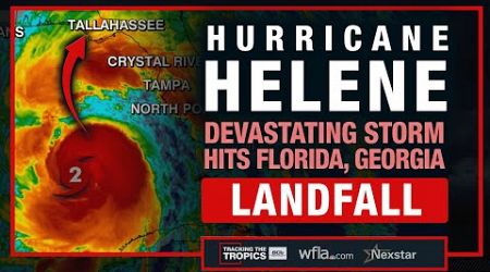 #BREAKING: HELENE DEVASTATES FLORIDA | Major Hurricane Hits Florida&#39;s Big Bend, Georgia | Live Q&amp;A