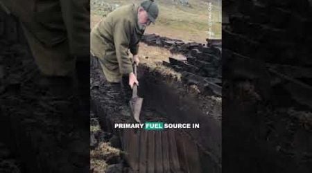 Traditional Irish Turf Harvesting #shorts