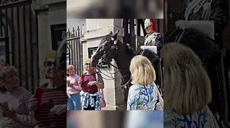 Can&#39;t catch a hint.. #uk #england #kingsguard #royalguards #tourist #horse #history