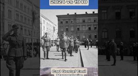 I stood where he stood | Mannerheim #thenandnow #finland #ww2