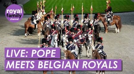 LIVE: Belgian Royal Family Meets the Pope