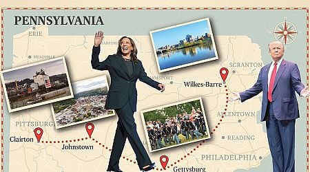 A drive through the Rust Belt: Will it be Kamala Harris or Donald Trump who swings Pennsylvania?