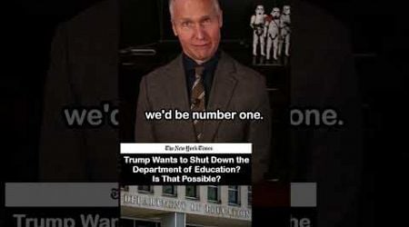 Trump Wants to Shut Down Department of Education #trump #donaldtrump #departmentofeducation #shorts