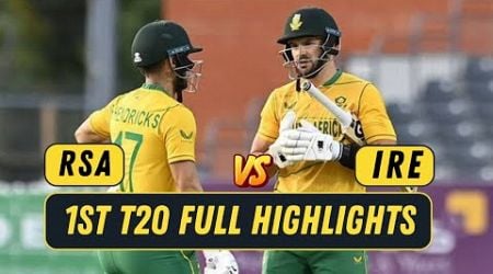 South Africa vs Ireland 1st T20 Highlights 2024 | SA vs IRE