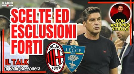 MILAN-LECCE: SCELTE ED ESCLUSIONI | Talk con Antonio Vitiello