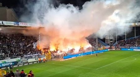 Pyro Ultras Charleroi (Sporting de Charleroi vs Club Brugge) 27/09/2024