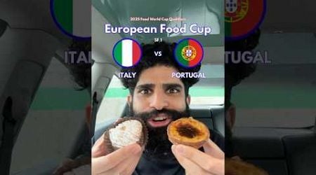 ITALY VS PORTUGAL - European Food Cup