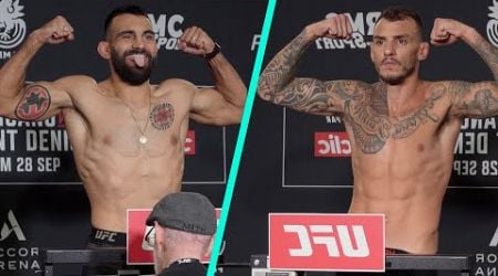 UFC Paris Benoit St-Denis vs Renato Moicano : LA PESEE OFFICIELLE