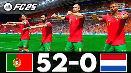 FIFA 25 - MESSI, RONALDO, MBAPPE, NEYMAR, ALL STARS | PORTUGAL 52 - 0 NETHERLANDS