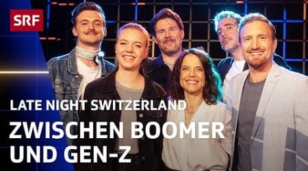 Zwischen Boomer und Gen-Z mit Mona Vetsch, Tom Gisler | Comedy | Late Night Switzerland | SRF