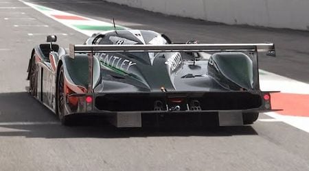 The legendary 2003 Bentley Speed 8 LMP racecar engine sound + 2000 Bentley EXP Speed 8