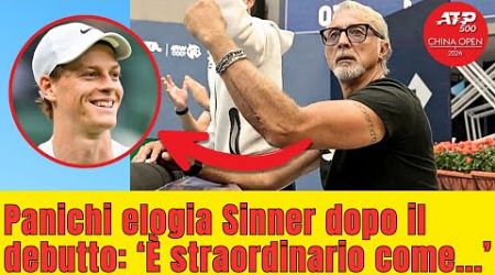 Marco Panichi si sbilancia dopo l&#39;esordio con Sinner: &quot;Impressionante come...&quot;