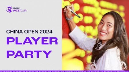 Zheng, Sinner And Stars Align At China Open 2024 Player Party