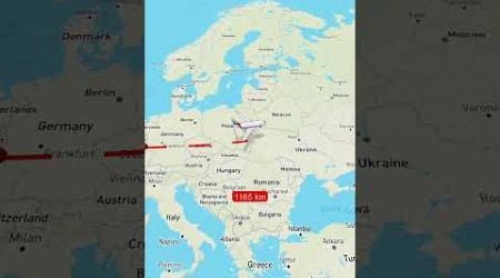 Distance between Luxembourg to Moscow Russia #moscowregion #aviation #ukrainerussiaborder #automobil